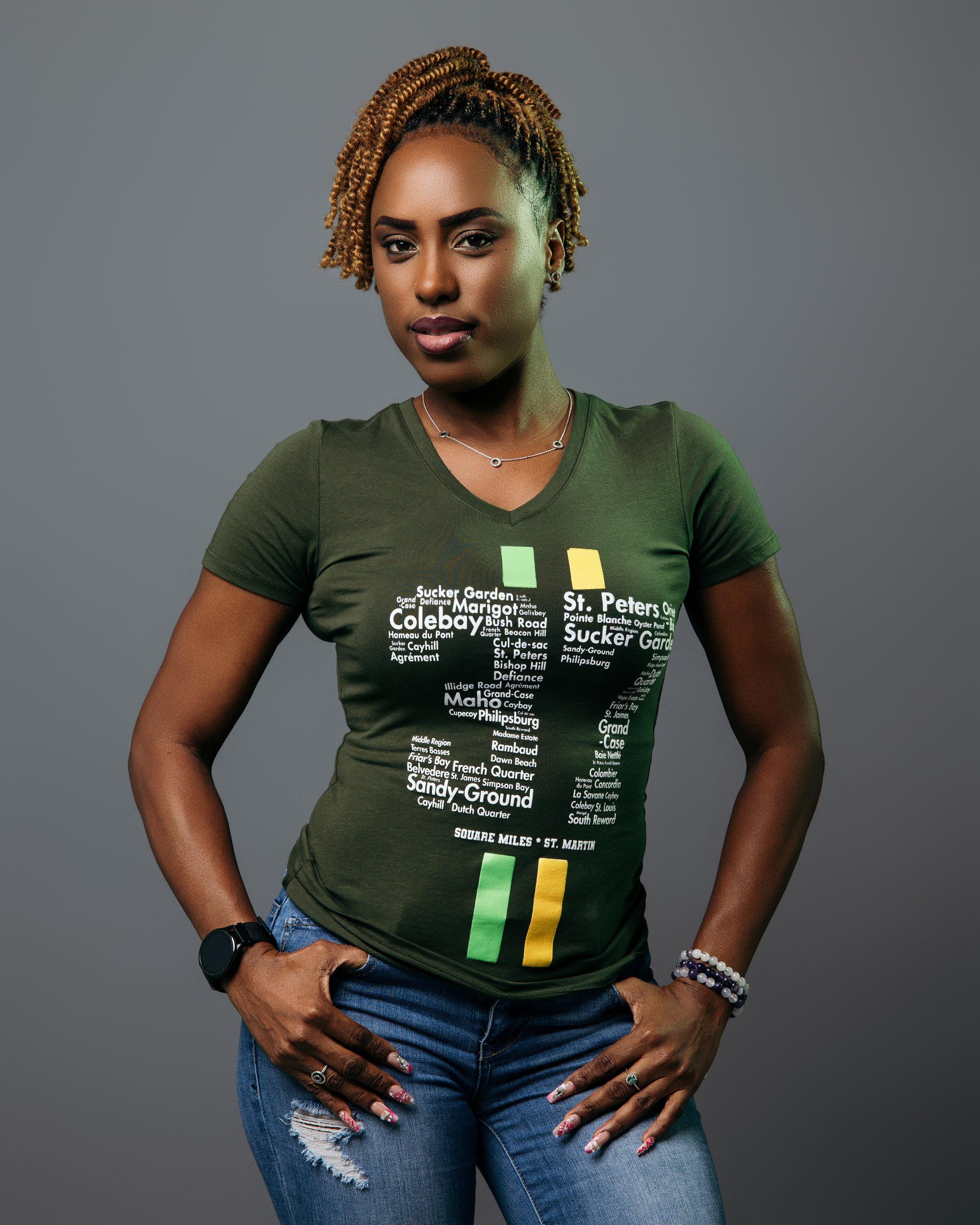 37 square miles Vneck camo