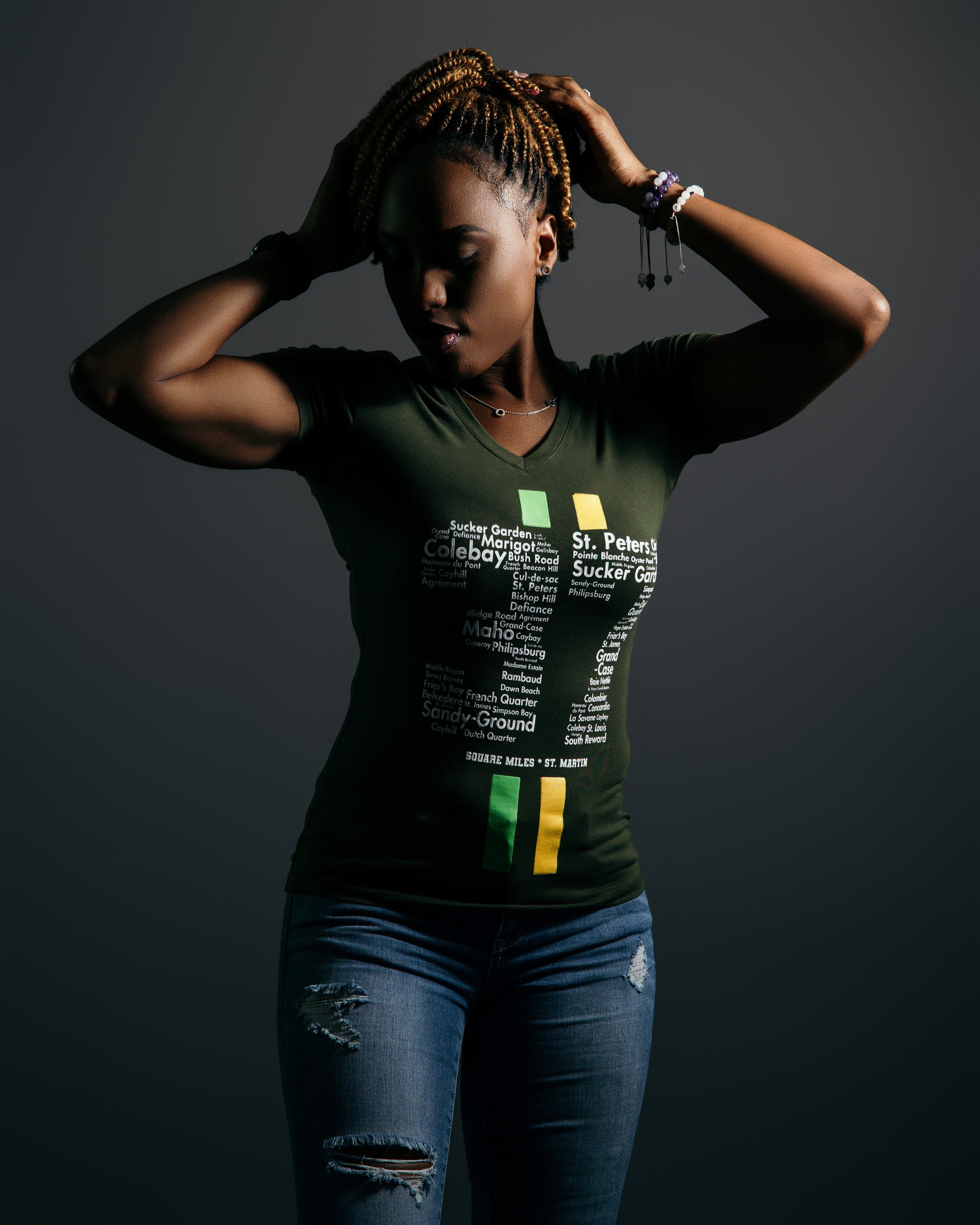 37 square miles Vneck camo