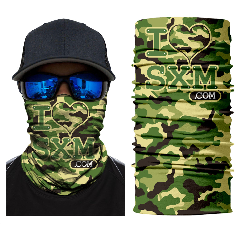 Camo Face Cover - Sun Protection Mask for Men and Women