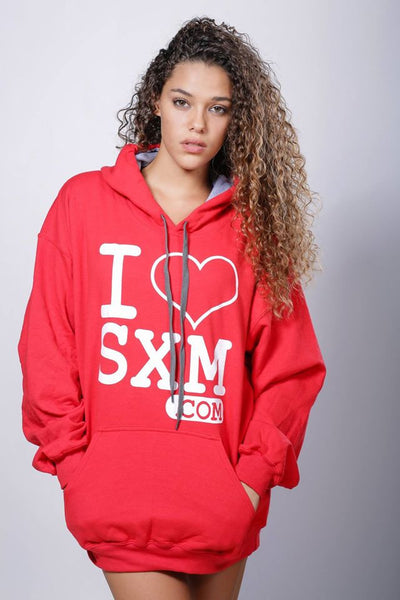 I Love SXM Hoodies